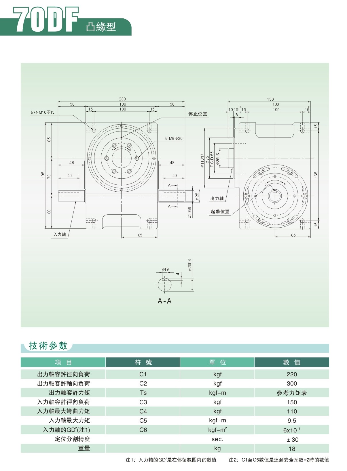 凸轮分割器厂家图纸